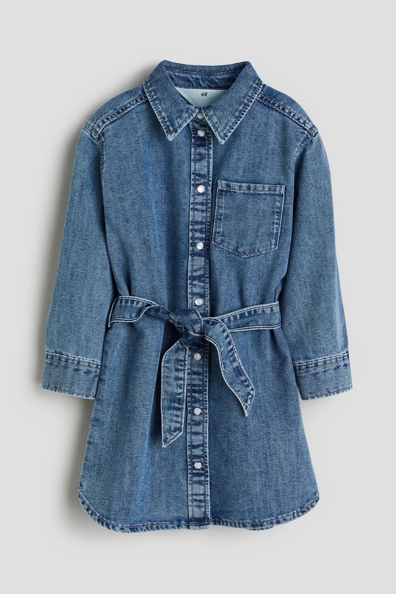 

Платье детское H&M 1138150, голубой, 104, 1138150