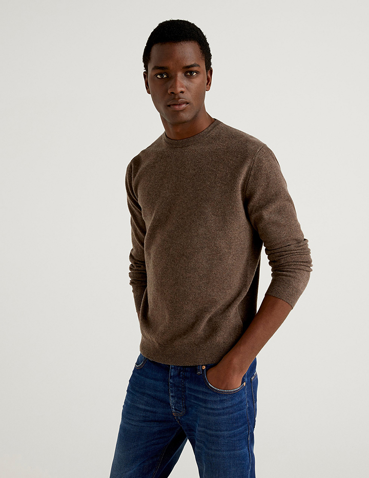 

Джемпер мужской 21A_1002U1G34 United Colors of Benetton серый XL, 21A_1002U1G34