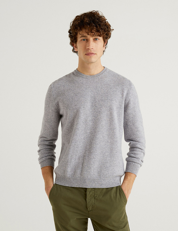 

Джемпер мужской 21A_1002U1G34 United Colors of Benetton серый XS, 21A_1002U1G34