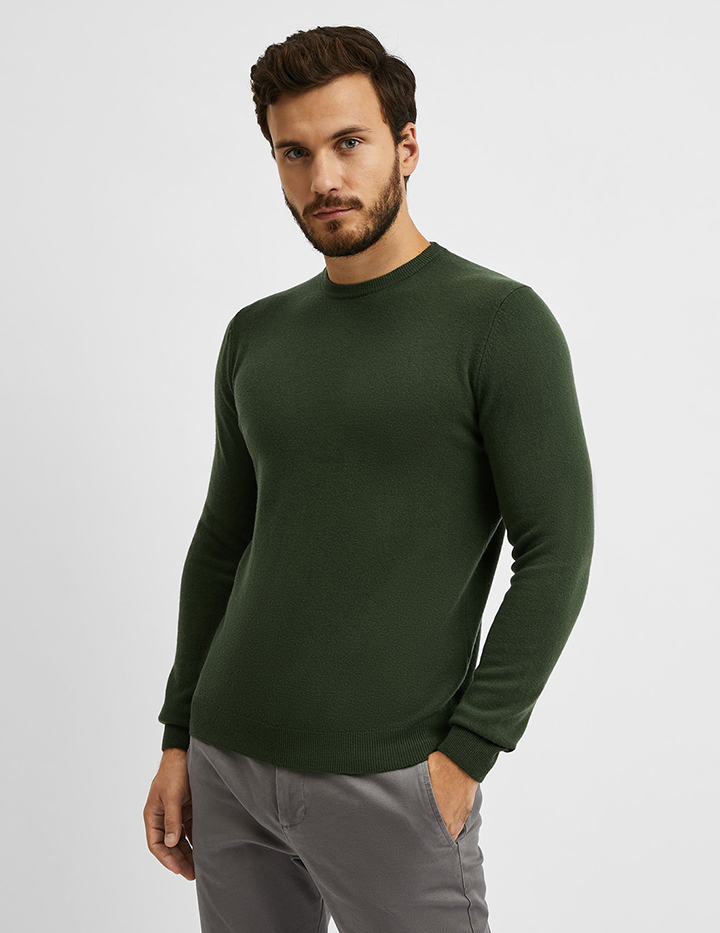 

Джемпер мужской 21A_1002U1G34 United Colors of Benetton зеленый M, 21A_1002U1G34