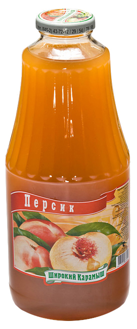 

Сок Широкий Карамыш персиковый с мякотью 1 л