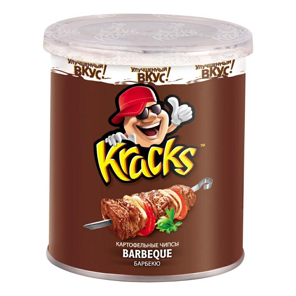 

Чипсы картофельные Kracks со вкусом барбекю 45 г