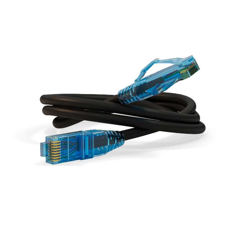 

Патч-корд Hyperline RJ-45 - RJ-45 вилка-вилка 1м (PC-LPM-UTP-RJ45-RJ45-C6-1M) черный