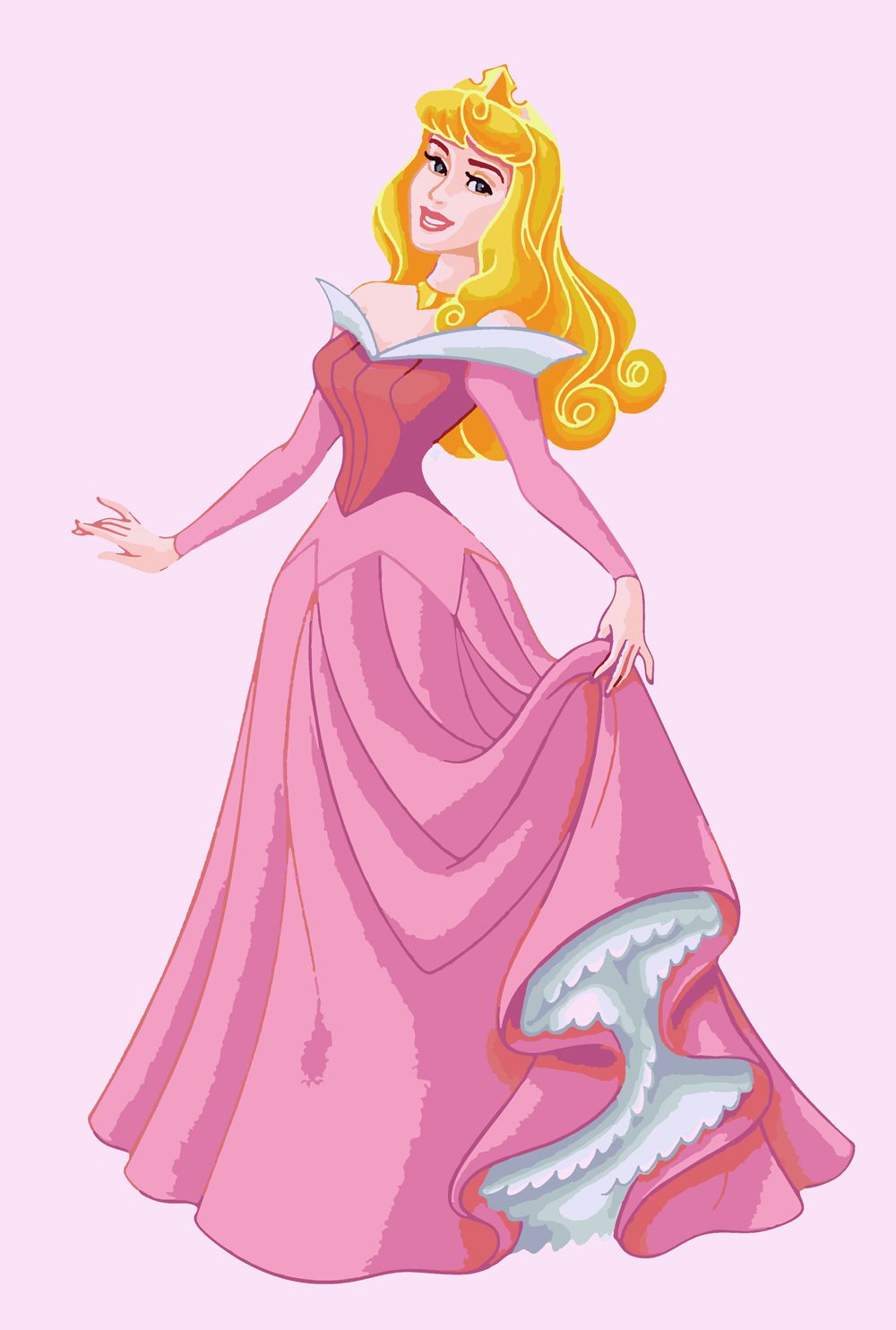 фото Картина по номерам красиво красим принцесса аврора, 40 х 60 см