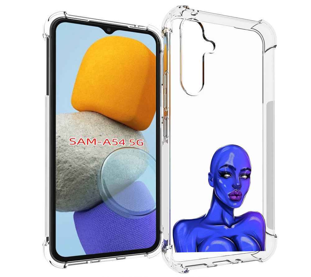 

Чехол MyPads инопланетянка для Samsung Galaxy A54, Tocco