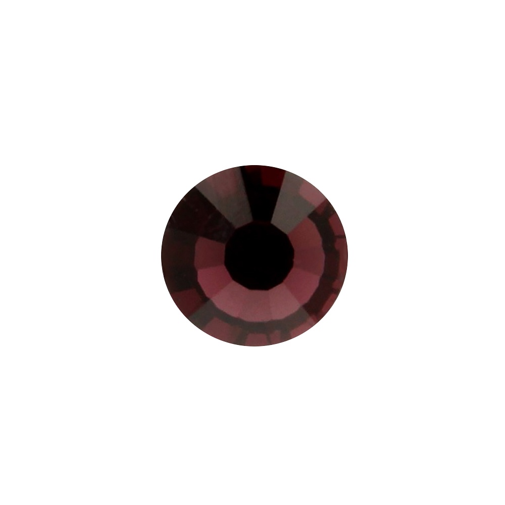Кристаллы PRECIOSA цветные 3,9 мм стекло 144 шт в пакете темный красный