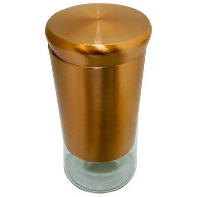 фото Банка для сыпучих продуктов absolut home copper color 1087d-2 1,4 л