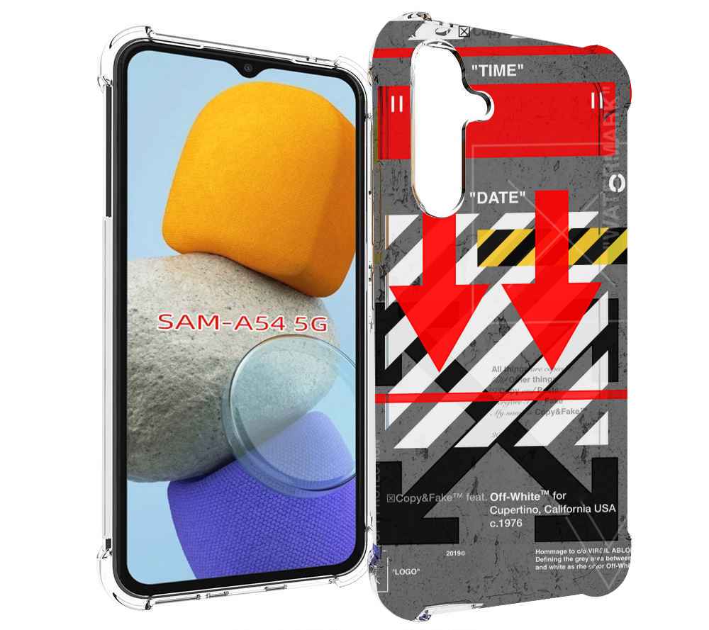 

Чехол MyPads знаки-логотипы для Samsung Galaxy A54, Tocco