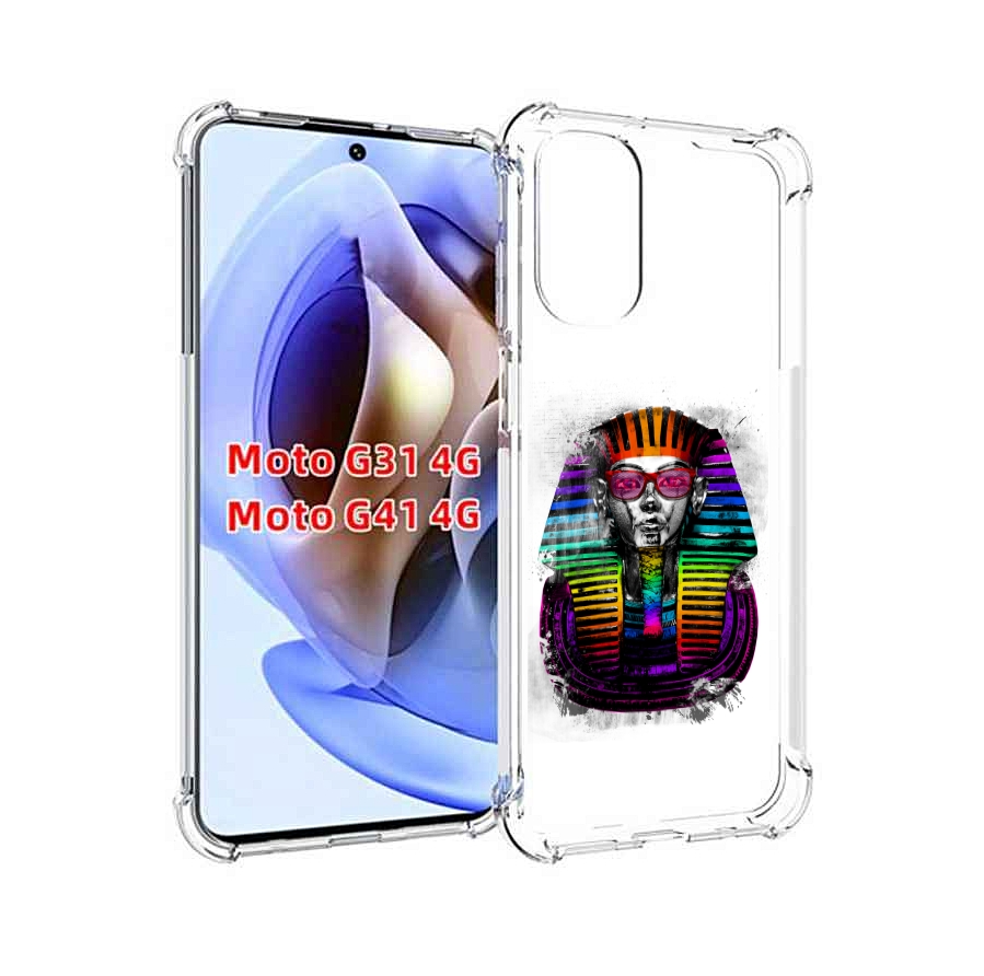 

Чехол MyPads модная богиня для Motorola Moto G31 4G / G41 4G, Прозрачный, Tocco
