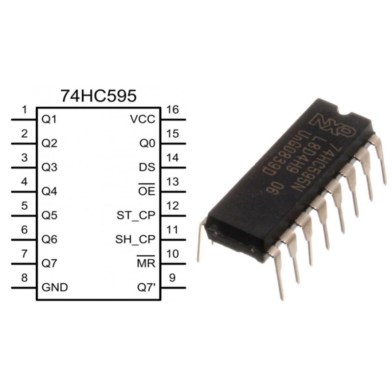 

Сдвиговый регистр 74HC595N
