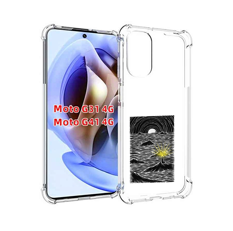 

Чехол MyPads маяк в черно белом море для Motorola Moto G31 4G / G41 4G, Прозрачный, Tocco