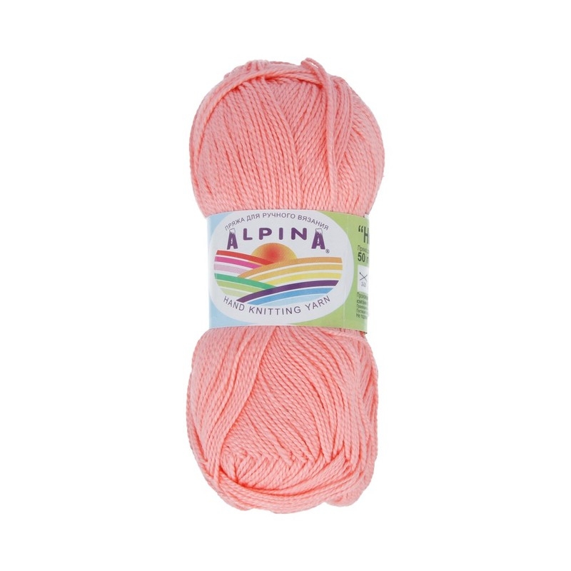 

Пряжа Alpina Holly №014 персиковый, Розовый, Holly