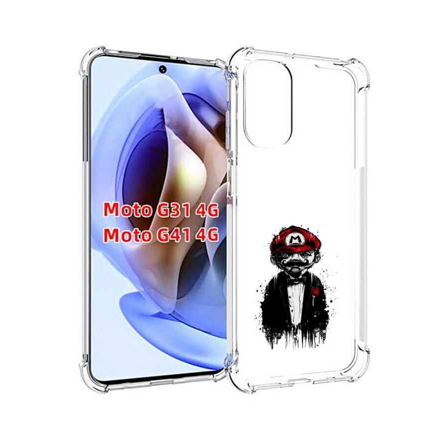 

Чехол MyPads марио для Motorola Moto G31 4G / G41 4G, Прозрачный, Tocco