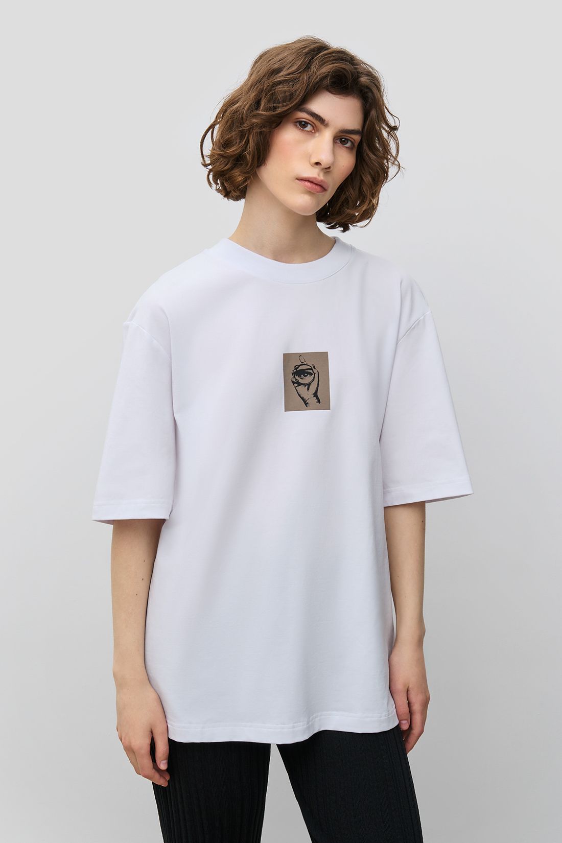 

Футболка женская Baon B2323034 белая 2XL, Белый, B2323034