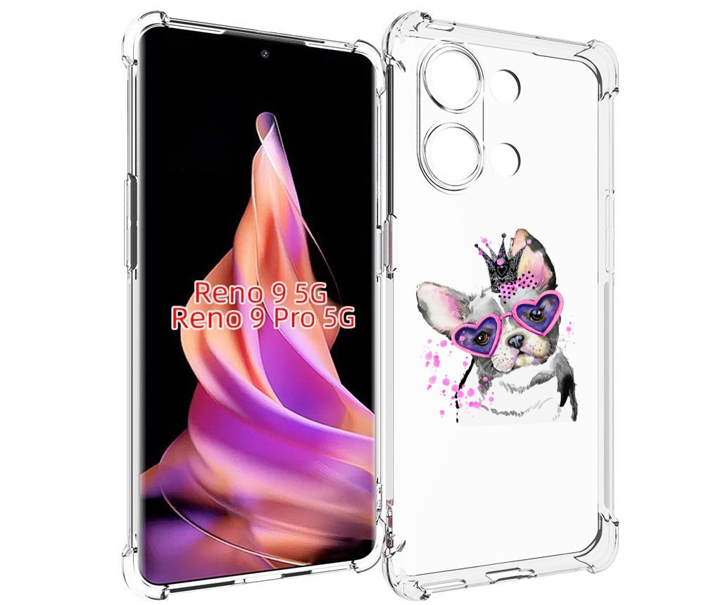 

Чехол MyPads принцесса для Oppo Reno 9/Reno 9 Pro, Прозрачный, Tocco
