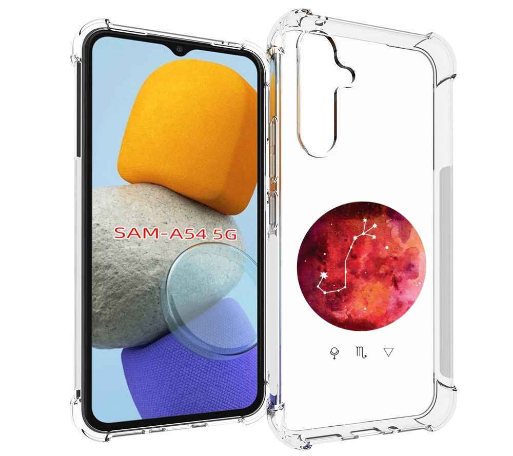 

Чехол MyPads знак зодиака скорпион 6 для Samsung Galaxy A54, Tocco