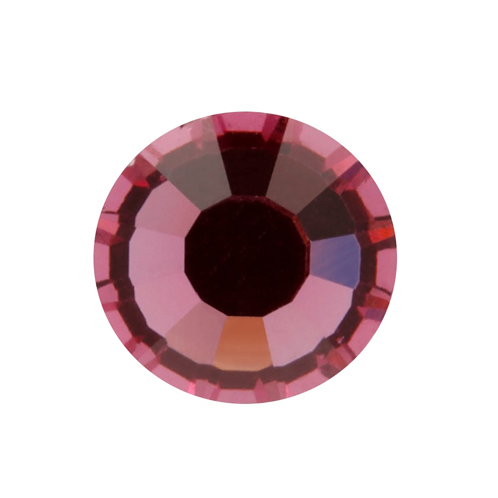 Кристаллы PRECIOSA цветные 4,7 мм стекло 144 шт в пакете розовый