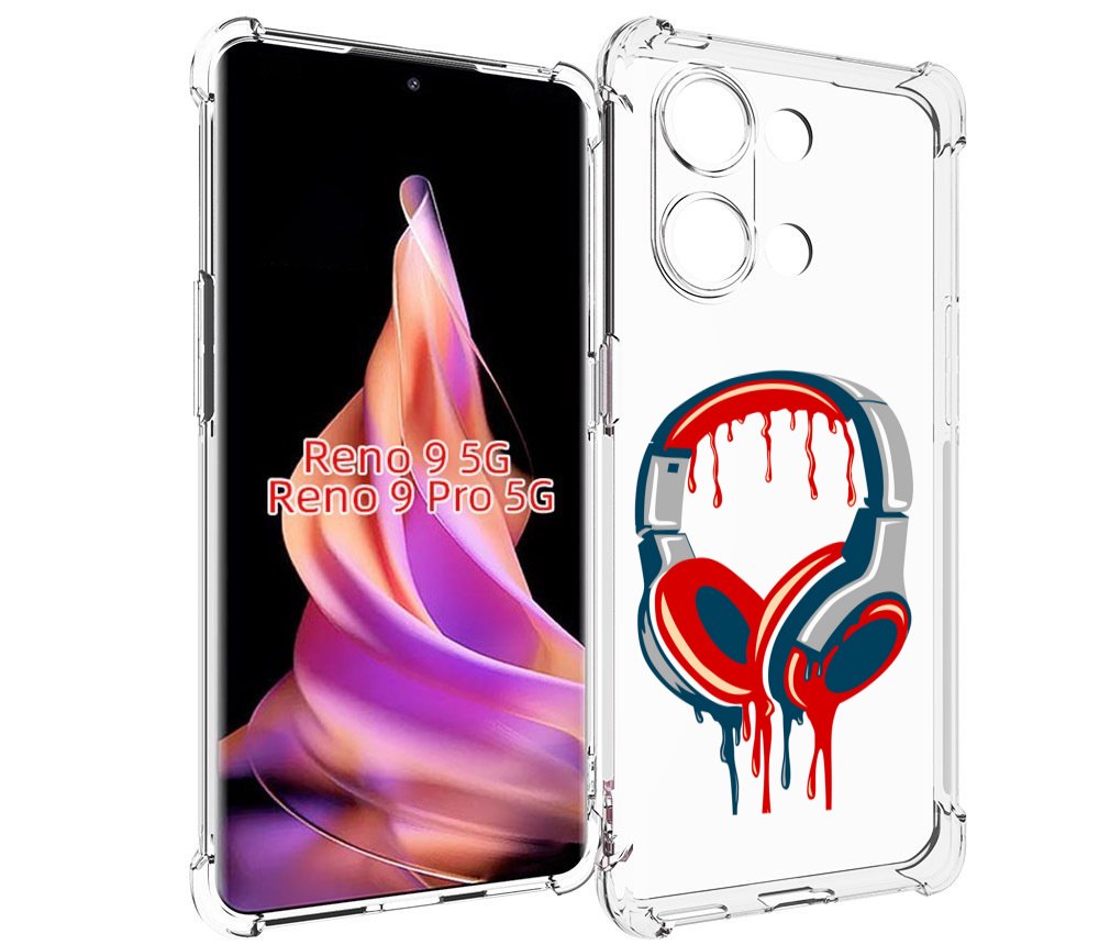 

Чехол MyPads не делай громко для Oppo Reno 9/Reno 9 Pro, Прозрачный, Tocco