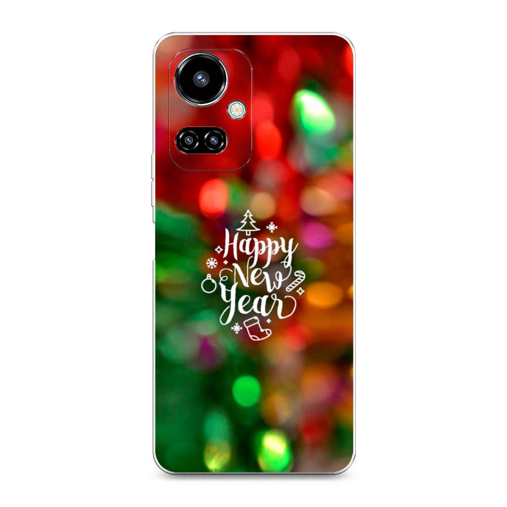

Чехол на Tecno Camon 19 "Новый Год на елке", Зеленый;красный;желтый, 302250-5