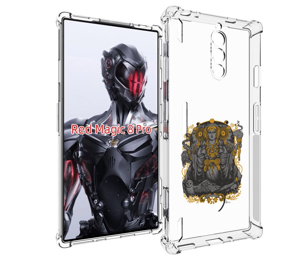 

Чехол MyPads божество с золотыми элементами для ZTE Nubia Red Magic 8 Pro / Red Magic 8..., Tocco