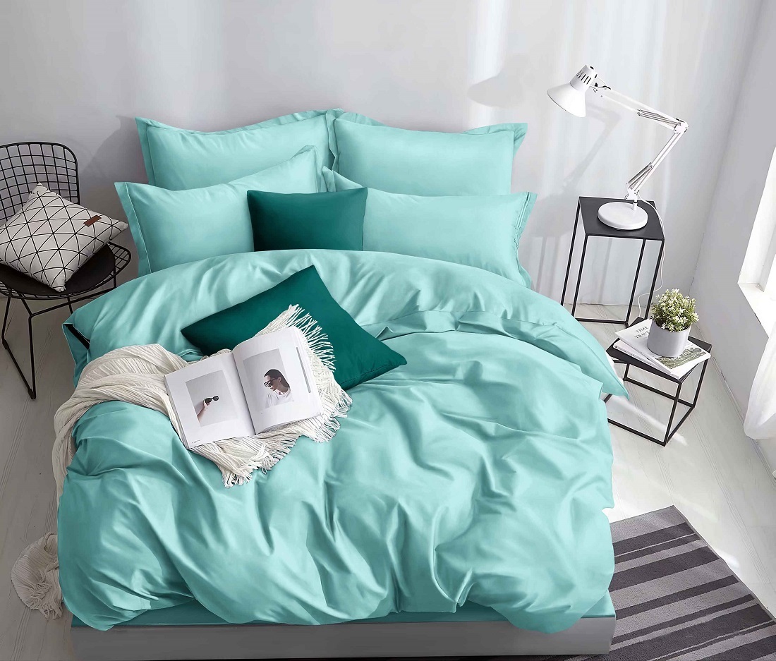 

Постельное белье Simple House "Cyan" евро, Cyan