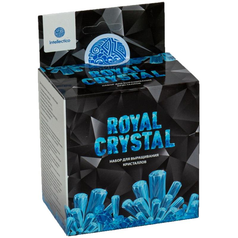 фото Набор для опытов royal crystal кристалл синий intellectico 517бр
