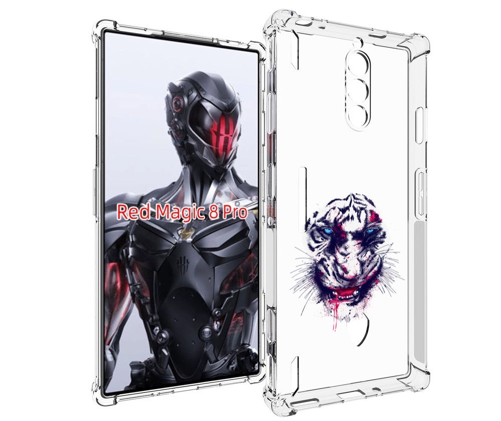 

Чехол MyPads безумный тигр для ZTE Nubia Red Magic 8 Pro / Red Magic 8 Pro Plus, Tocco