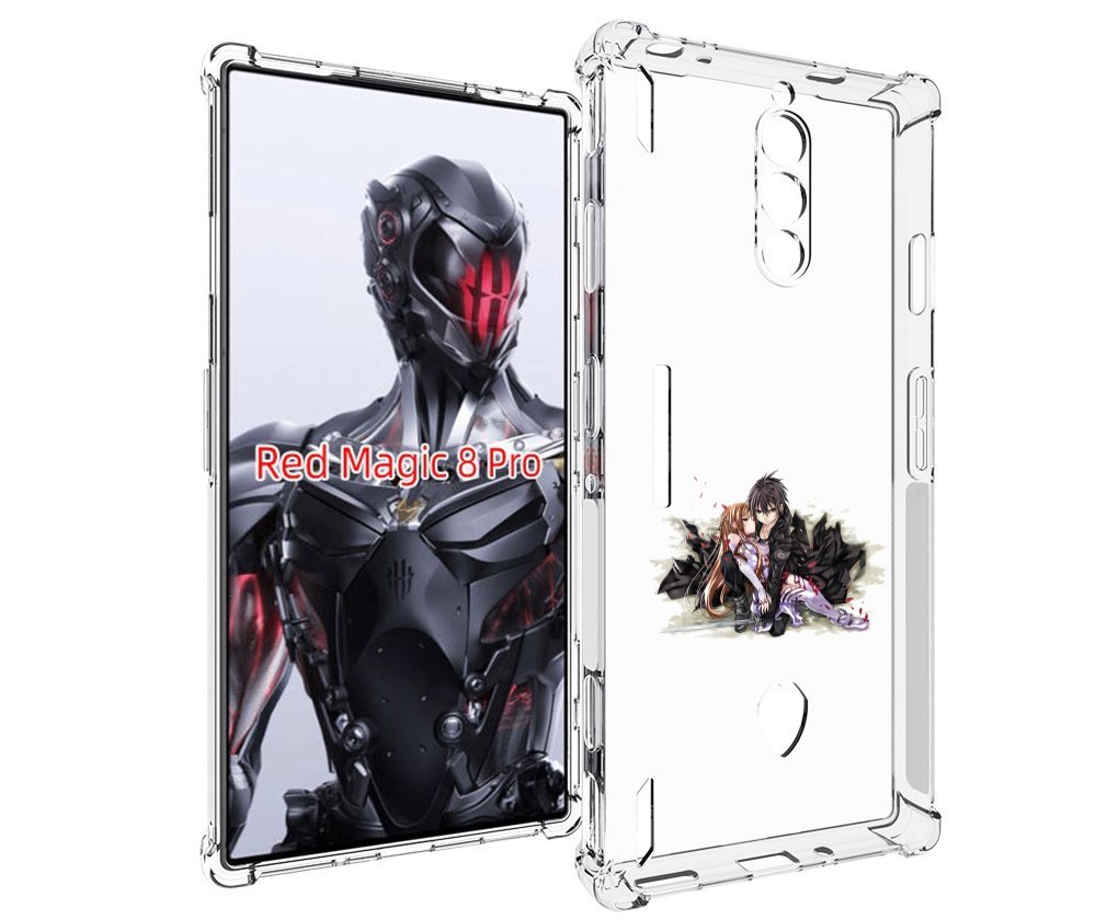 Чехол MyPads аниме асуна для ZTE Nubia Red Magic 8 Pro / Red Magic 8 Pro Plus