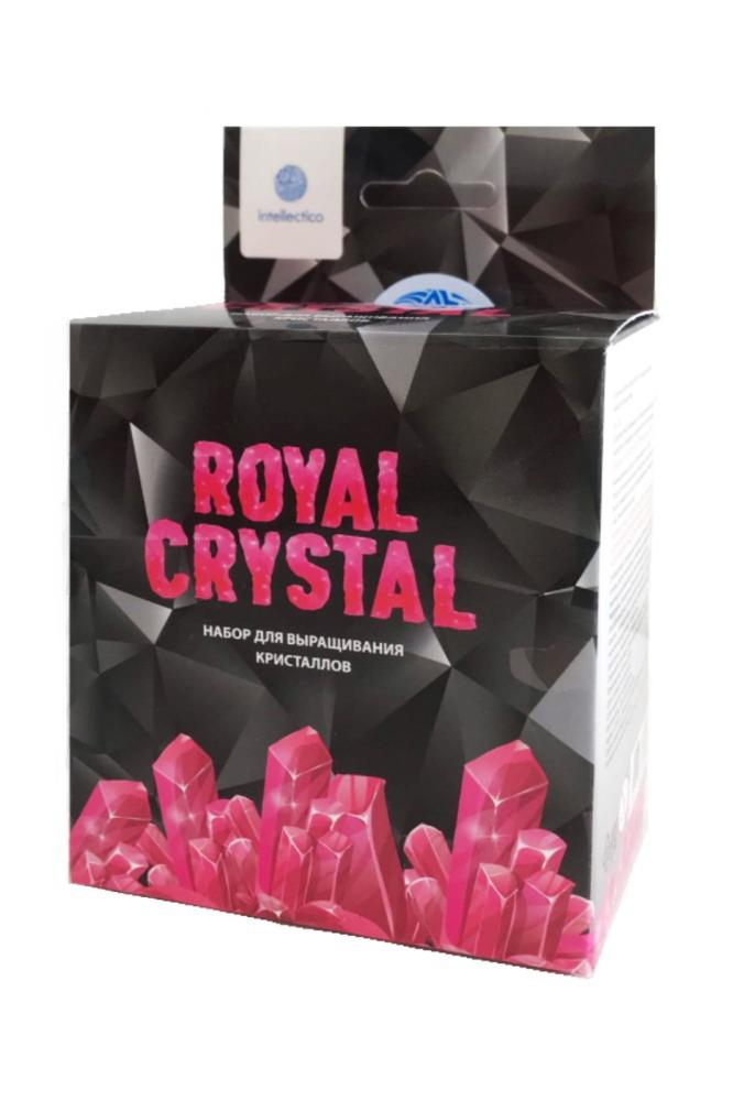 Набор для опытов Royal Crystal кристалл розовый Intellectico 518бр