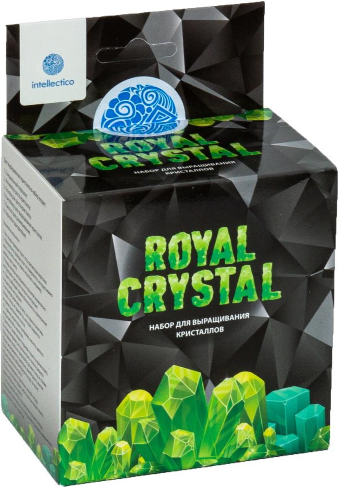 Набор для опытов Royal Crystal кристалл зеленый Intellectico 514бр