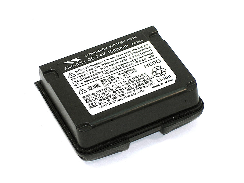 фото Аккумулятор vbparts 7.4v li-ion 1500mah для yaesu vx-5r / vx-6r / vx-7r 064175