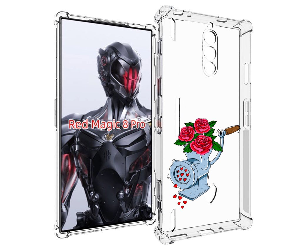 

Чехол MyPads Цветочные сердца для ZTE Nubia Red Magic 8 Pro / Red Magic 8 Pro Plus, Tocco