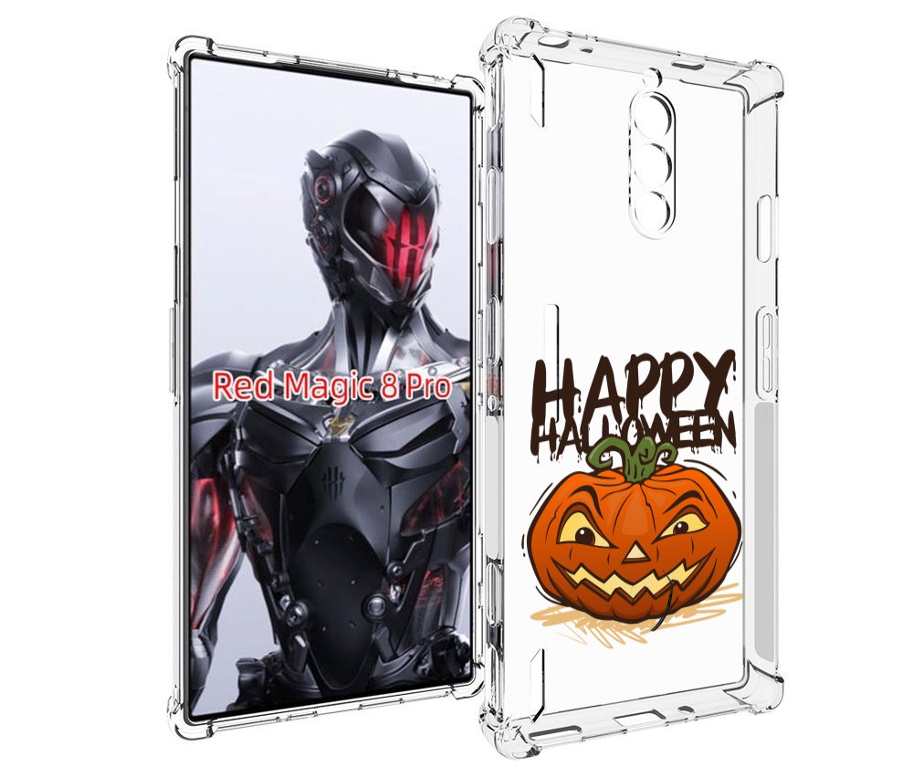 

Чехол MyPads Хэллоуин счастливый для ZTE Nubia Red Magic 8 Pro / Red Magic 8 Pro Plus, Tocco