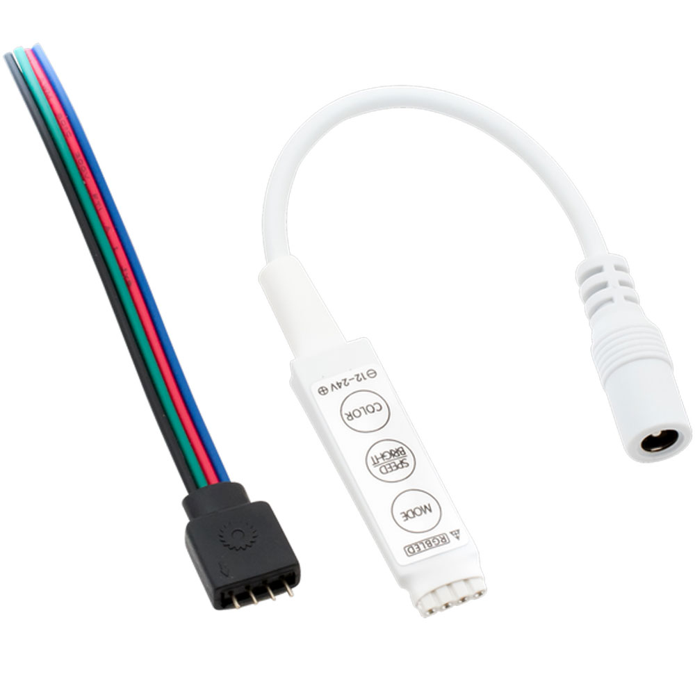 

Контроллер SWG "M-RGB-6А" для светодиодной RGB ленты и модулей, 6А, 12В, Белый