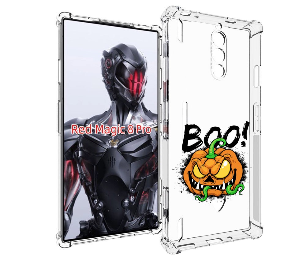

Чехол MyPads Хэллоуин бу для ZTE Nubia Red Magic 8 Pro / Red Magic 8 Pro Plus, Tocco