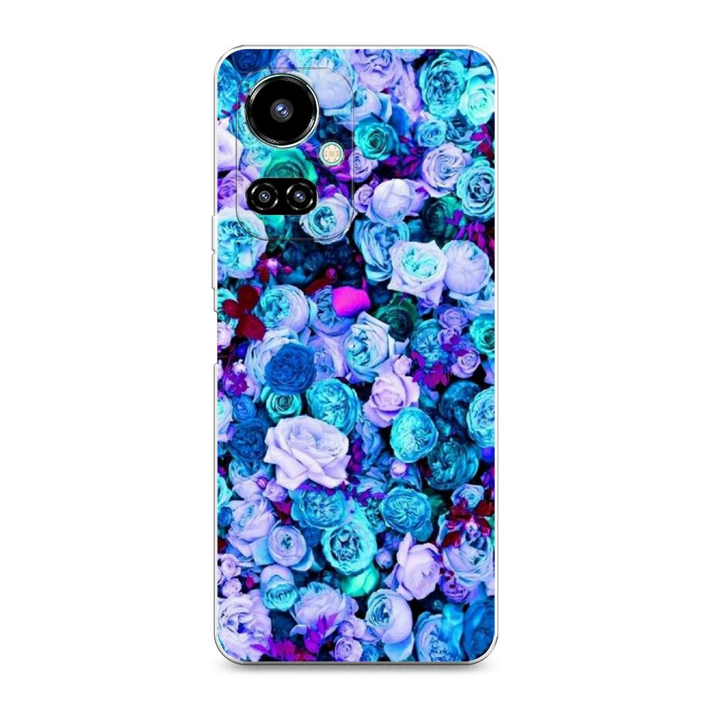 

Чехол на Tecno Camon 19 "Цветочный ковер", Фиолетовый, 302250-2