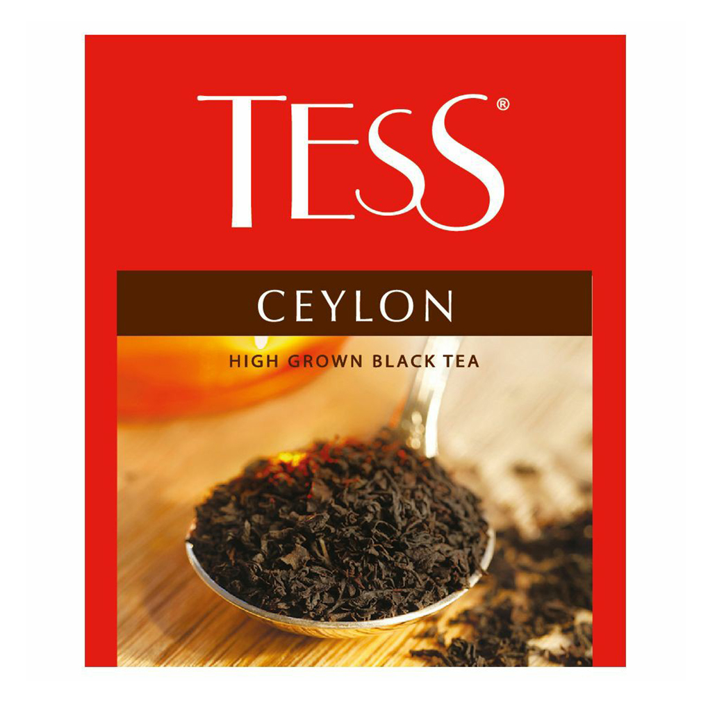 фото Чай черный tess ceylon 100 пакетиков х 2 г