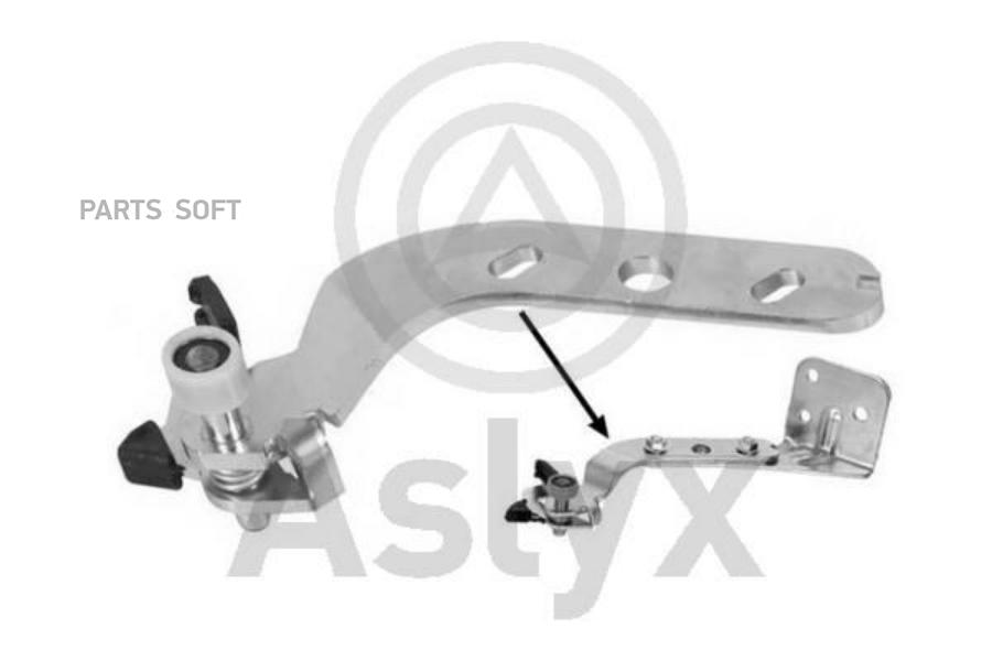 Aslyx ролик сдвижной двери dx fiat ducato 06- 1шт