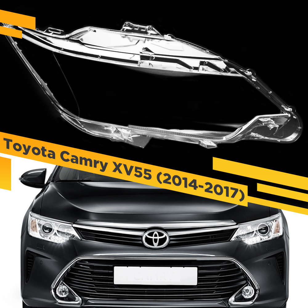 

Стекло для фары VDF Toyota Camry XV55 (2014-2017) Правое Camry-16R