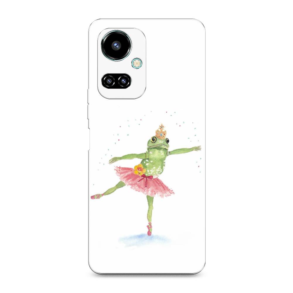 

Чехол на Tecno Camon 19 "Лягушка-балерина", Зеленый, 302250-4