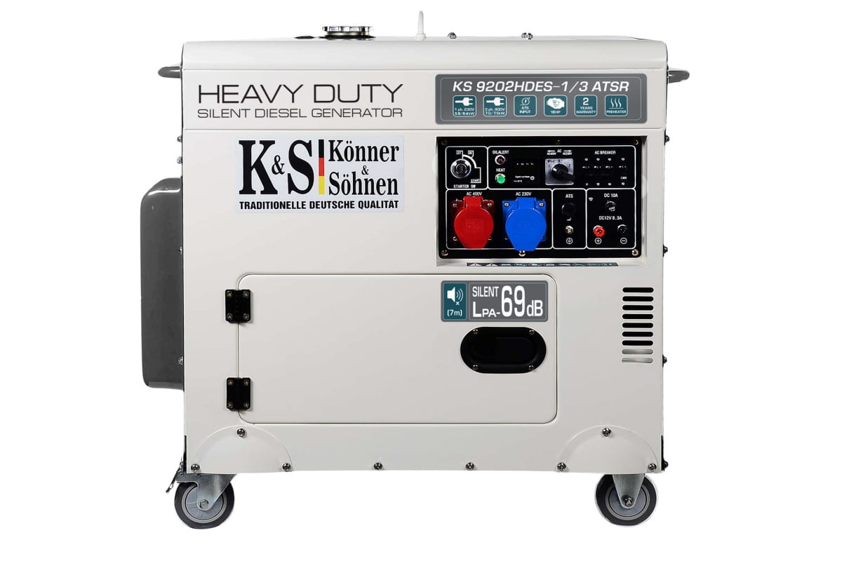 

Дизельный генератор KONNER&SOHNEN KS 9202HDES - 1/3 ATSR, KS 9202HDES - 1/3 ATSR