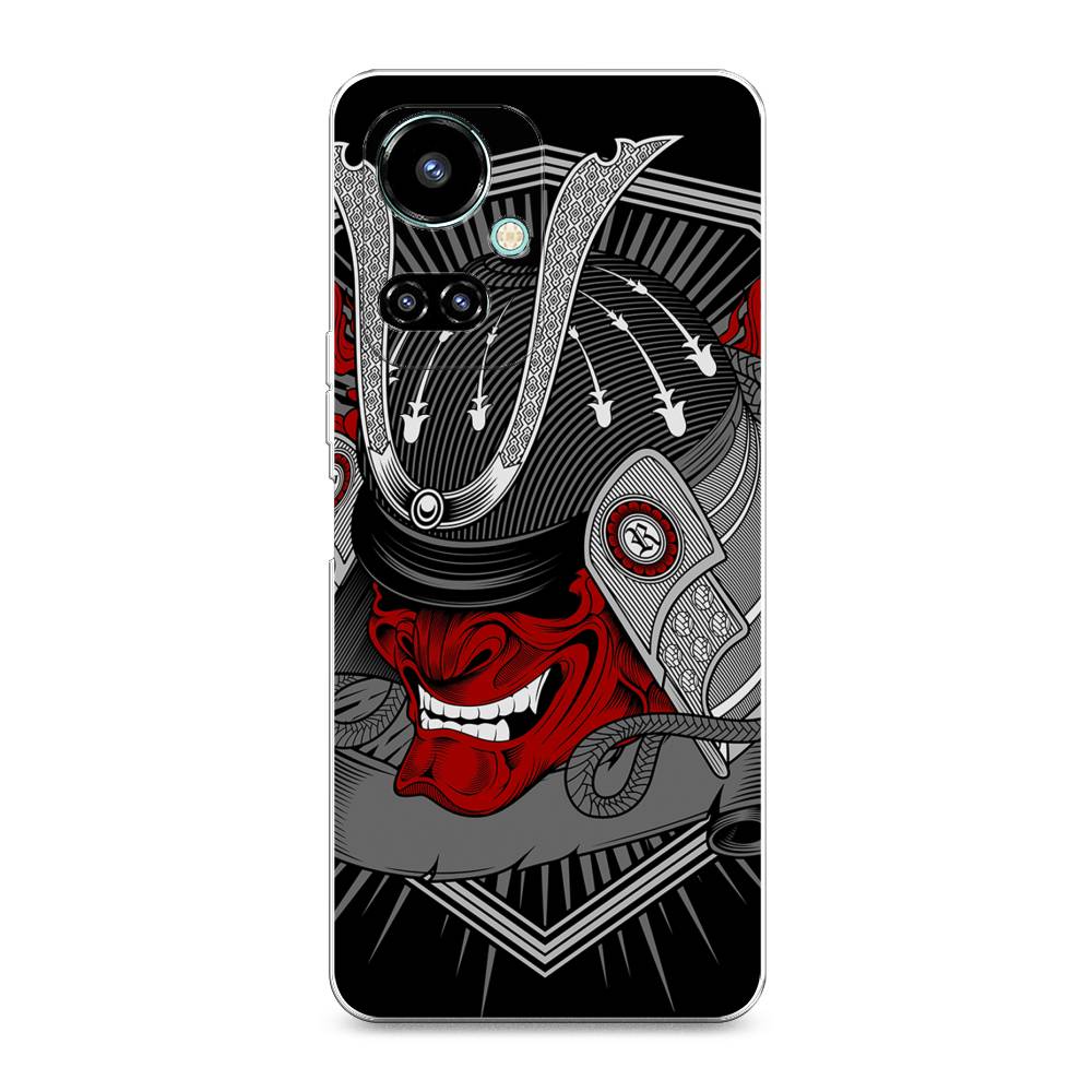 

Чехол на Tecno Camon 19 "Красная маска самурая", Белый;красный;черный, 302250-4