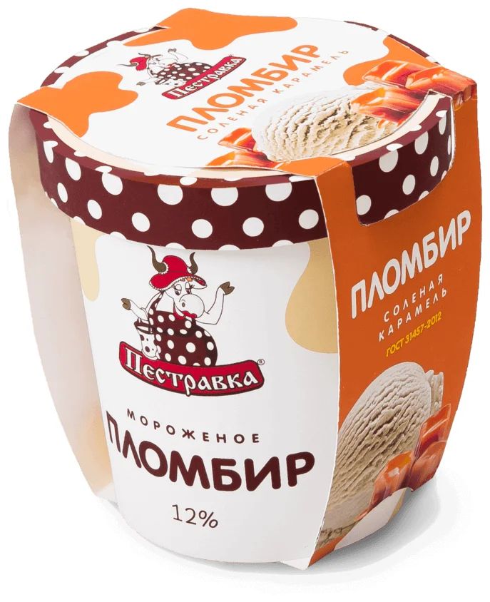 

Мороженое пломбир Соленая карамель