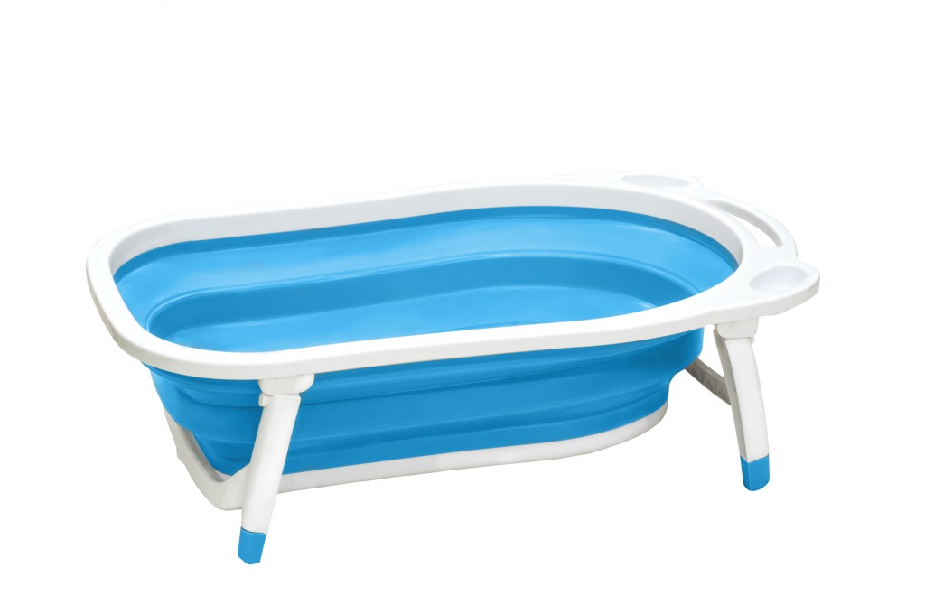 

Детская складная ванна Markethot Folding Baby Bathtub, голубой, 82 см