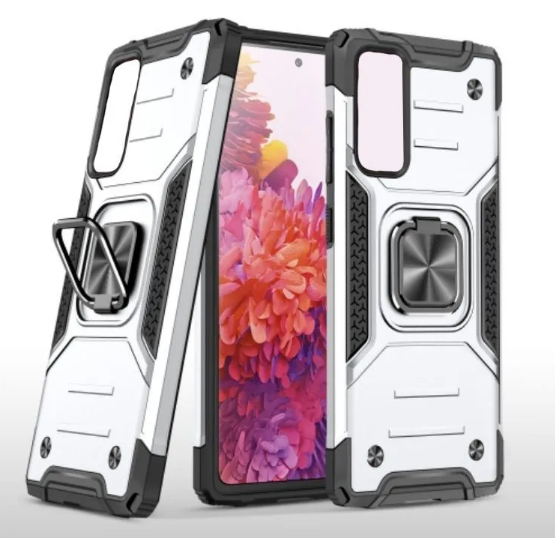 

Противоударный чехол для Samsung Galaxy S20 FE G780 серебро
