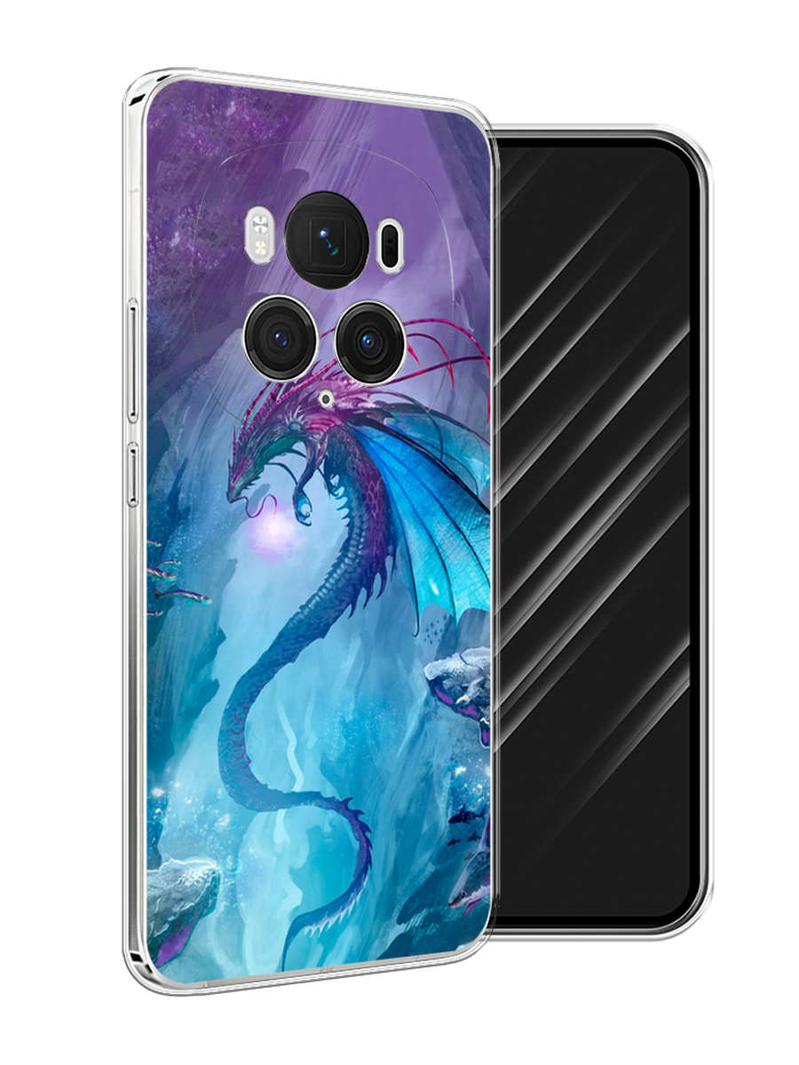 

Чехол Awog на Honor Magic 6 Pro "Водный дракон", Голубой;фиолетовый;синий, 6123750-1