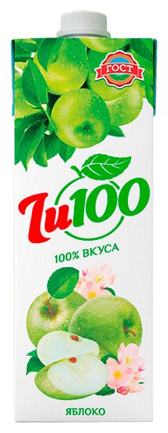 

Нектар Ju100 яблочный 1 л