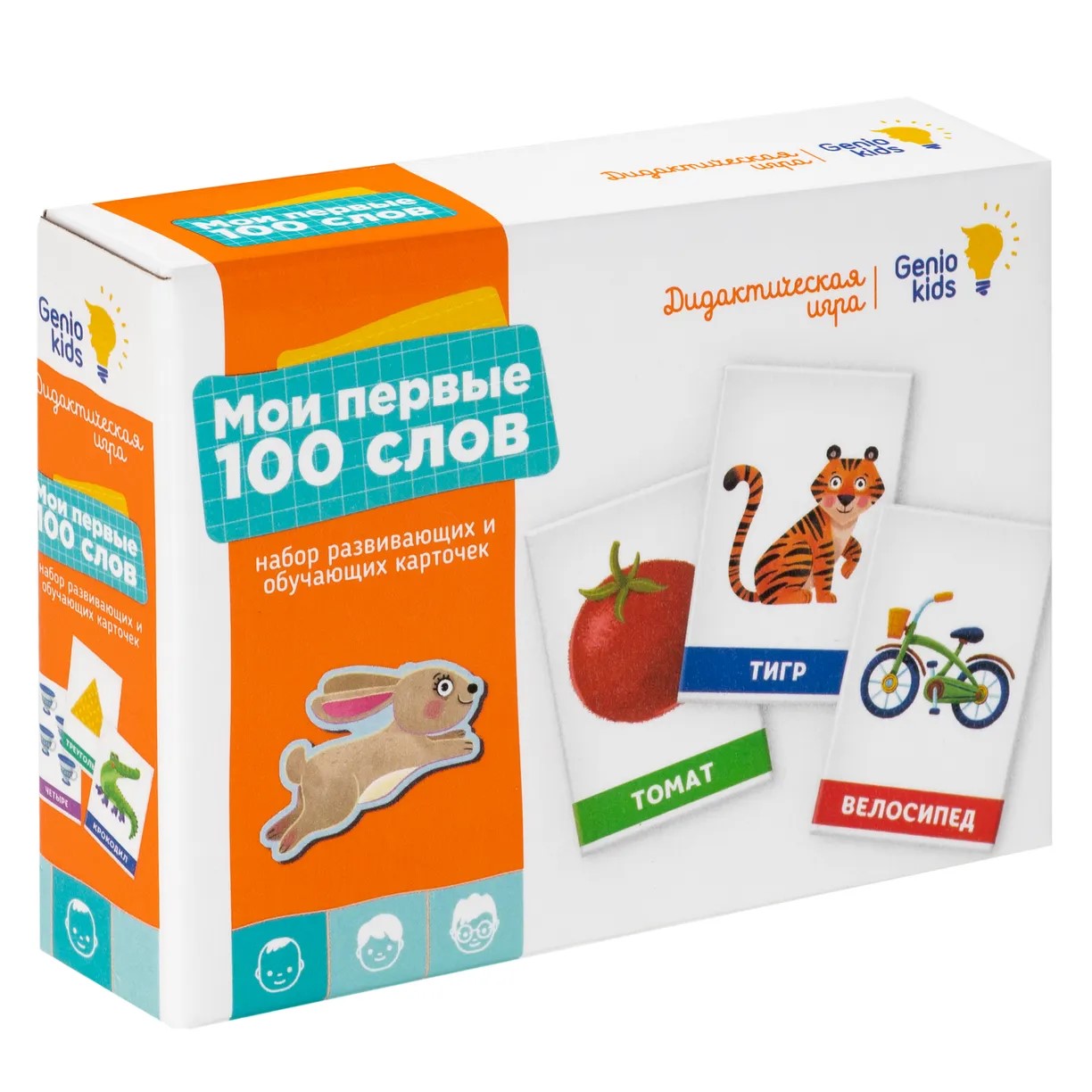 

Игра детская настольная Genio Kids Мои первые 100 слов