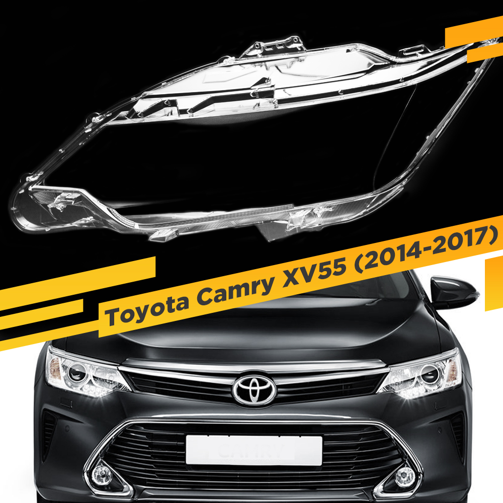 

Стекло для фары VDF Toyota Camry XV55 (2014-2017) Левое Camry-16L