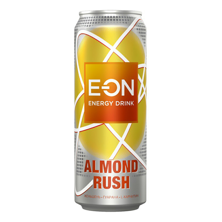 Энергетический напиток E-ON Power Almond Rush газированный 0,45 л